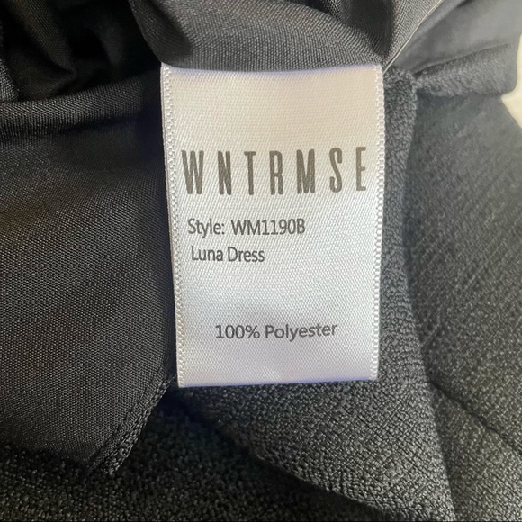 Anthropologie black, midi, strapless dress - Picture 12 of 13